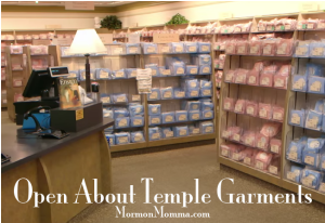 Open About LDS Temple Garments Mormon Momma